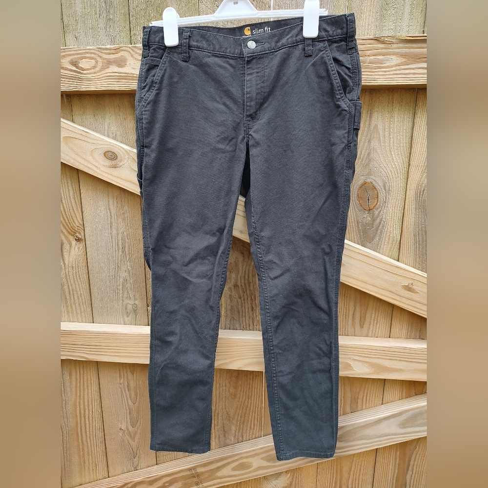 🏵️ Carhartt Black Slim Fit Cargo Pants
